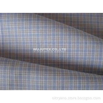 Ladies Fashion High Count Twill Weave Check Good Quality Co